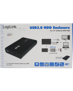 LogiLink USB 3.0 3,5" HDD SATA Festplattengehäuse